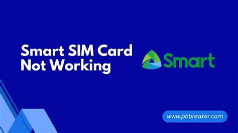 my smart sim card is not working|smart signal problem today 2024.